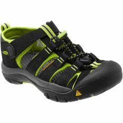 Keen Newport H2 Sandals Kids black/lime green