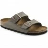 Birkenstock Arizona Sandals Birko-Flor Nubuk Narrow stone -Cheap Casual Sandals Store birkenstock arizona sandals birko floor nubuk stone 1