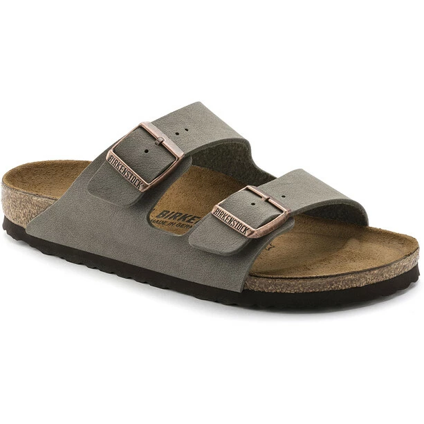 Birkenstock Arizona Sandals Birko-Flor Nubuk Narrow stone 3 Birkenstock Arizona Sandals Birko-Flor Nubuk Narrow stone