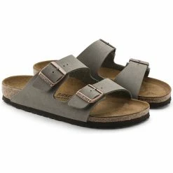 Birkenstock Arizona Sandals Birko-Flor Nubuk Narrow stone 11 Birkenstock Arizona Sandals Birko-Flor Nubuk Narrow stone -Cheap Casual Sandals Store birkenstock arizona sandals birko floor nubuk stone 4