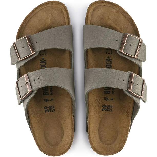 Birkenstock Arizona Sandals Birko-Flor Nubuk Narrow stone 7 Birkenstock Arizona Sandals Birko-Flor Nubuk Narrow stone - Image 5