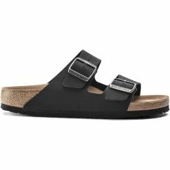 Birkenstock Arizona Sandals Birko-Flor Birkibuc Earthy Vegan Narrow black -Cheap Casual Sandals Store birkenstock arizona sandals birko flor birkibuc earthy vegan narrow black 5