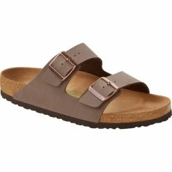 Birkenstock Arizona Sandals Birko-Flor Birkibuc Earthy Vegan Regular mocca