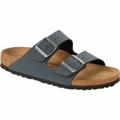 Birkenstock Arizona Sandals Birko-Flor Birkibuc Regular basalt