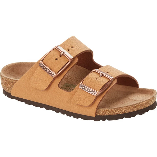 Birkenstock Arizona Sandals Birko-Flor Earthly Vegan Regular Kids caramel 3 Birkenstock Arizona Sandals Birko-Flor Earthly Vegan Regular Kids caramel