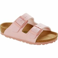 Birkenstock Arizona Sandals TEX Canvas Vegan Regular Kids soft pink