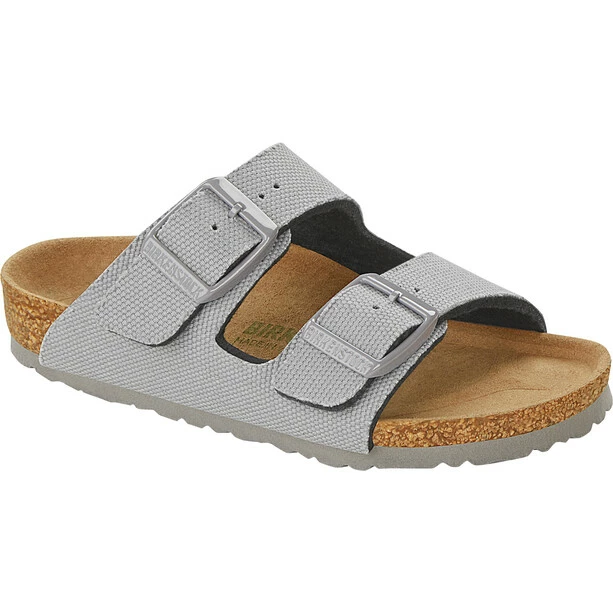 Birkenstock Arizona Sandals TEX Canvas Vegan Regular Kids stone coin 3 Birkenstock Arizona Sandals TEX Canvas Vegan Regular Kids stone coin