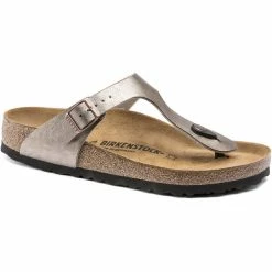 Birkenstock Gizeh Flips Birko-Flor Regular Women graceful taupe