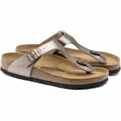 Birkenstock Gizeh Flips Birko-Flor Regular Women graceful taupe -Cheap Casual Sandals Store birkenstock gizeh flips birko flor regular women graceful taupe 3