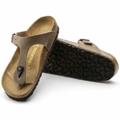 Birkenstock Gizeh Flips Oiled Leather Regular tabacco brown -Cheap Casual Sandals Store birkenstock gizeh flips geoeltes leder herren tabacco brown 3