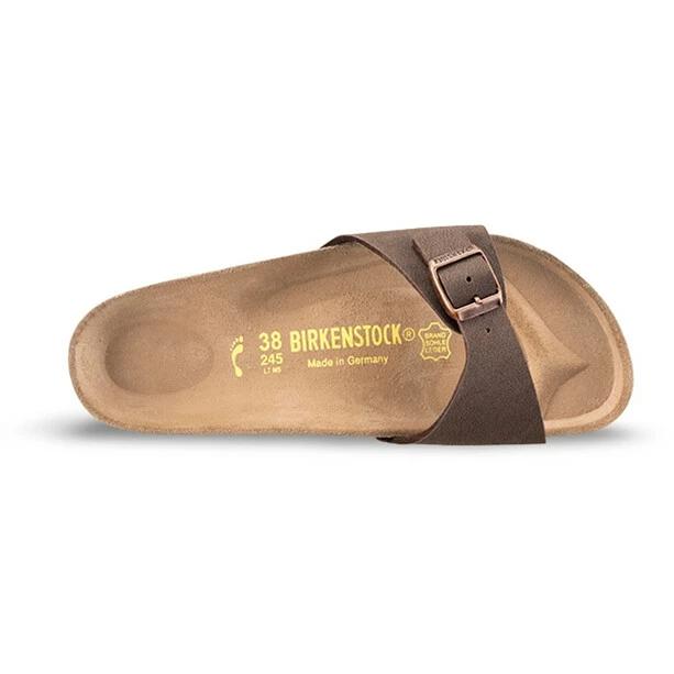 Birkenstock Madrid Sandals Birko-Flor Nubuk Narrow mocca 4 Birkenstock Madrid Sandals Birko-Flor Nubuk Narrow mocca - Image 2