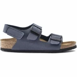 Birkenstock Milano HL Sandals Birko-Flor Birkibuc Regular Kids blau -Cheap Casual Sandals Store birkenstock milano hl sandals birko flor birkibuc regular kids blau 5