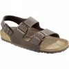 Birkenstock Milano Sandals Birko-Flor Birkibuc Regular mocha