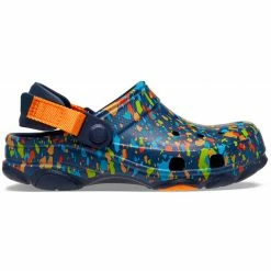 Crocs Classic All Terrain Terrazzo Clogs Kids navy/multi -Cheap Casual Sandals Store crocs classic all terrain terrazzo clogs kids navy multi 2