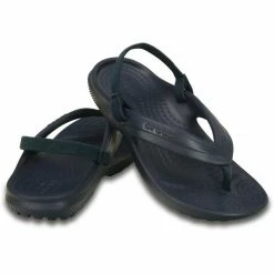 Crocs Classic Flip Sandals Kids navy -Cheap Casual Sandals Store crocs classic flip sandals kinder navy 3