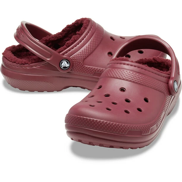 Crocs Classic Lined Clogs garnet 4 Crocs Classic Lined Clogs garnet - Image 2