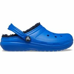 Crocs Classic Lined Clogs Kids blue bolt 11 Crocs Classic Lined Clogs Kids blue bolt -Cheap Casual Sandals Store crocs classic lined clogs kids blue bolt 4