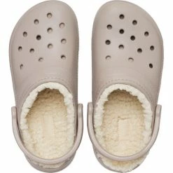 Crocs Classic Lined Clogs mushroom/bone -Cheap Casual Sandals Store crocs classic lined clogs mushroom bone 5