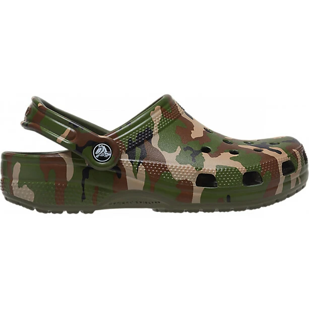 Crocs Classic Printed Camo Clogs army green/multi 4 Crocs Classic Printed Camo Clogs army green/multi - Image 2