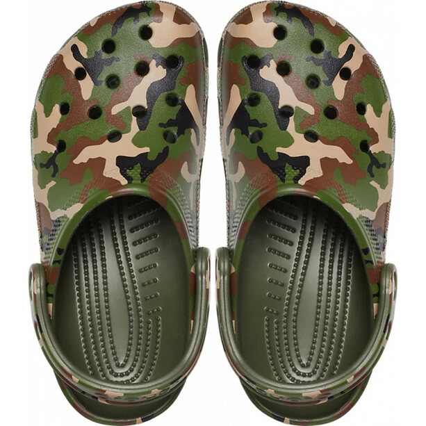 Crocs Classic Printed Camo Clogs army green/multi 6 Crocs Classic Printed Camo Clogs army green/multi - Image 4