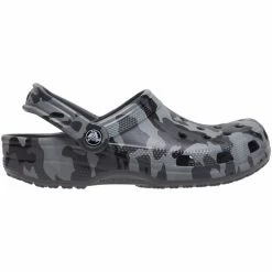 Crocs Classic Printed Camo Clogs slate grey/multi