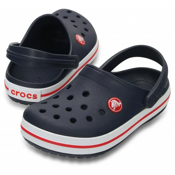 Crocs Crocband Clogs Kids navy/red 5 Crocs Crocband Clogs Kids navy/red - Image 3