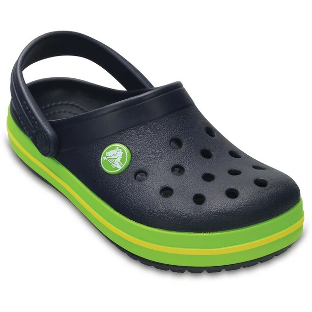 Crocs Crocband Clogs Kids navy/volt green 3 Crocs Crocband Clogs Kids navy/volt green