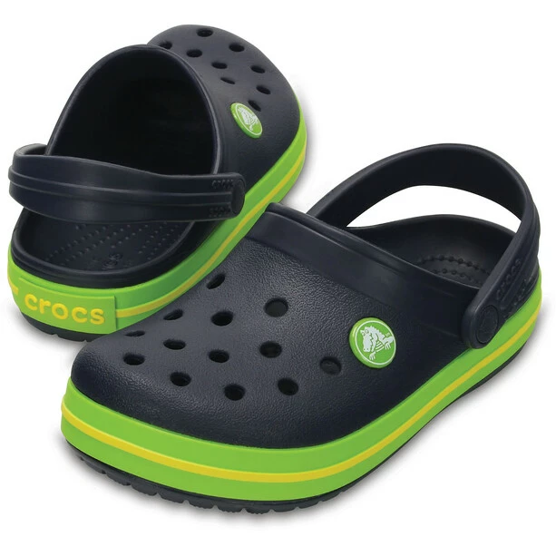 Crocs Crocband Clogs Kids navy/volt green 5 Crocs Crocband Clogs Kids navy/volt green - Image 3