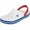 Crocs Crocband Clogs white/blue jean -Cheap Casual Sandals Store crocs crocband clogs unisex white blue jean 1