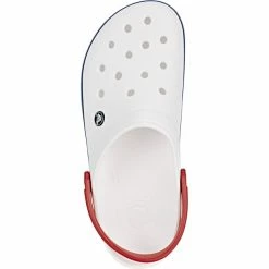 Crocs Crocband Clogs white/blue jean 8 Crocs Crocband Clogs white/blue jean -Cheap Casual Sandals Store crocs crocband clogs unisex white blue jean 3
