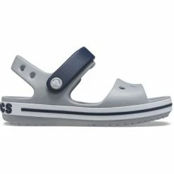 Crocs Crocband Sandals Kids light grey/navy 11 Crocs Crocband Sandals Kids light grey/navy -Cheap Casual Sandals Store crocs crocband sandals kids light grey navy 4