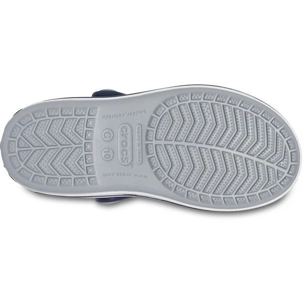 Crocs Crocband Sandals Kids light grey/navy 8 Crocs Crocband Sandals Kids light grey/navy - Image 6