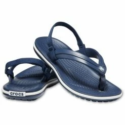 Crocs Crocband Strap Flip Sandals Kids navy -Cheap Casual Sandals Store crocs crocband strap flip sandals kinder navy 3