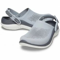 Crocs LiteRide 360 Clogs light grey/slate grey -Cheap Casual Sandals Store crocs literide 360 clogs light grey slate grey 3