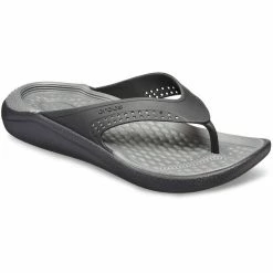 Crocs LiteRide Flip Sandals black/slate grey
