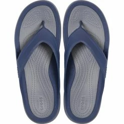 Crocs Swiftwater Wave Flip Sandals Men navy/slate grey -Cheap Casual Sandals Store crocs swiftwater wave flip sandals men navy slate grey 3