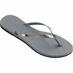 Havaianas You Metallic Flips Women steel grey -Cheap Casual Sandals Store havaianas you metallic flips women steel grey 2