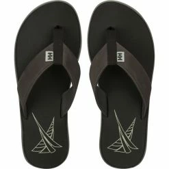 Helly Hansen Seasand Leather Sandals Men espresso/fallen rock/castle wall