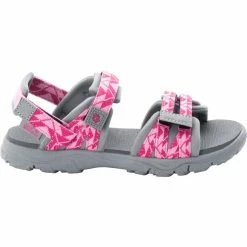 Jack Wolfskin 2 IN 1 Sandals Kids pink/light grey -Cheap Casual Sandals Store jack wolfskin 2 in 1 sandals kids pink light grey 3