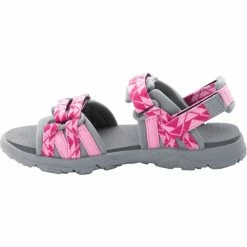 Jack Wolfskin 2 IN 1 Sandals Kids pink/light grey -Cheap Casual Sandals Store jack wolfskin 2 in 1 sandals kids pink light grey 4