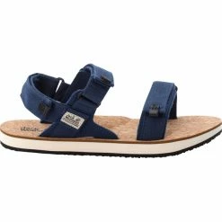 Jack Wolfskin Ecostride 2 Sandals Men blue/cork -Cheap Casual Sandals Store jack wolfskin ecostride 2 sandals men blue cork 2