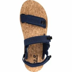 Jack Wolfskin Ecostride 2 Sandals Men blue/cork -Cheap Casual Sandals Store jack wolfskin ecostride 2 sandals men blue cork 5