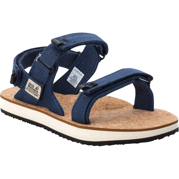 Jack Wolfskin Ecostride 2 Sandals Women blue/cork 3 Jack Wolfskin Ecostride 2 Sandals Women blue/cork