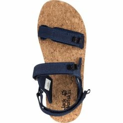 Jack Wolfskin Ecostride 2 Sandals Women blue/cork 12 Jack Wolfskin Ecostride 2 Sandals Women blue/cork -Cheap Casual Sandals Store jack wolfskin ecostride 2 sandals women blue cork 5