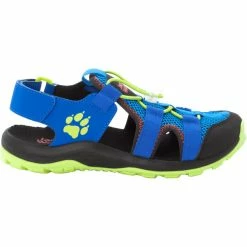 Jack Wolfskin Outdoor Action Sandals Kids blue/lime