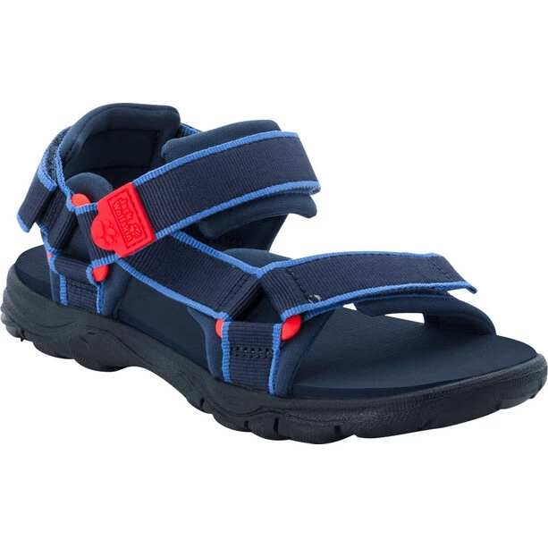 Jack Wolfskin Seven Seas 3 Sandals Kids blue/red 3 Jack Wolfskin Seven Seas 3 Sandals Kids blue/red