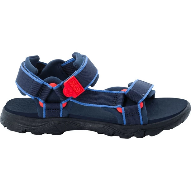 Jack Wolfskin Seven Seas 3 Sandals Kids blue/red 4 Jack Wolfskin Seven Seas 3 Sandals Kids blue/red - Image 2