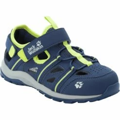 Jack Wolfskin Sun Climber Shoes Kids blue/lime