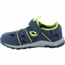 Jack Wolfskin Sun Climber Shoes Kids blue/lime -Cheap Casual Sandals Store jack wolfskin sun climber shoes kids blue lime 4