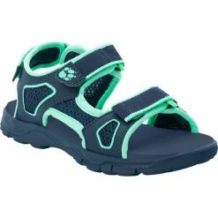 Jack Wolfskin Taraco Beach Sandals Kids blue/green